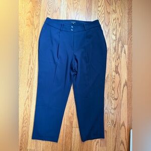 Talbots “Easy Travel” Navy Blue Women's Pleated Dress Pants